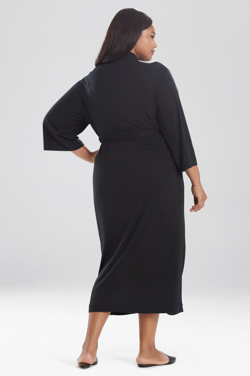 Buy Shangri-La TENCEL™ Robe in Black Online Black Natori