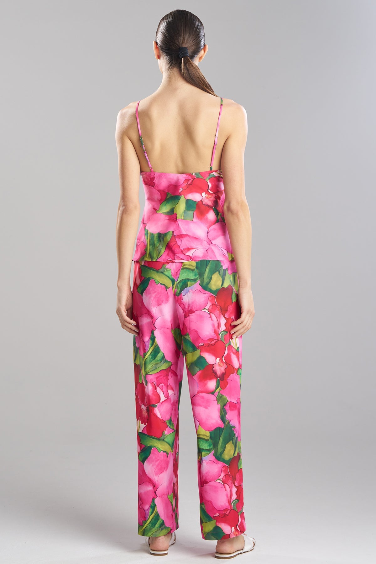 Isla Printed Satin Cami PJ Set Pink Natori