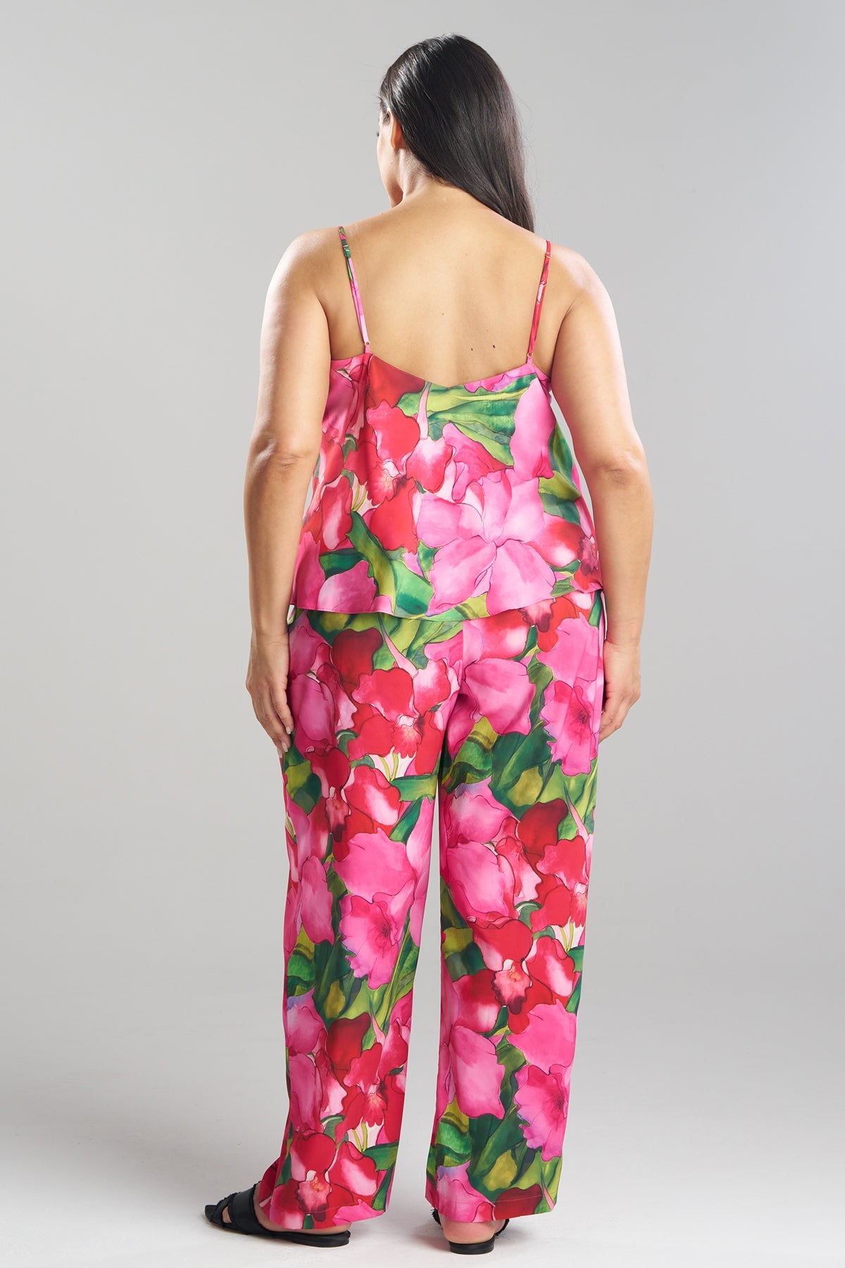 Isla Printed Satin Cami PJ Set Pink Natori