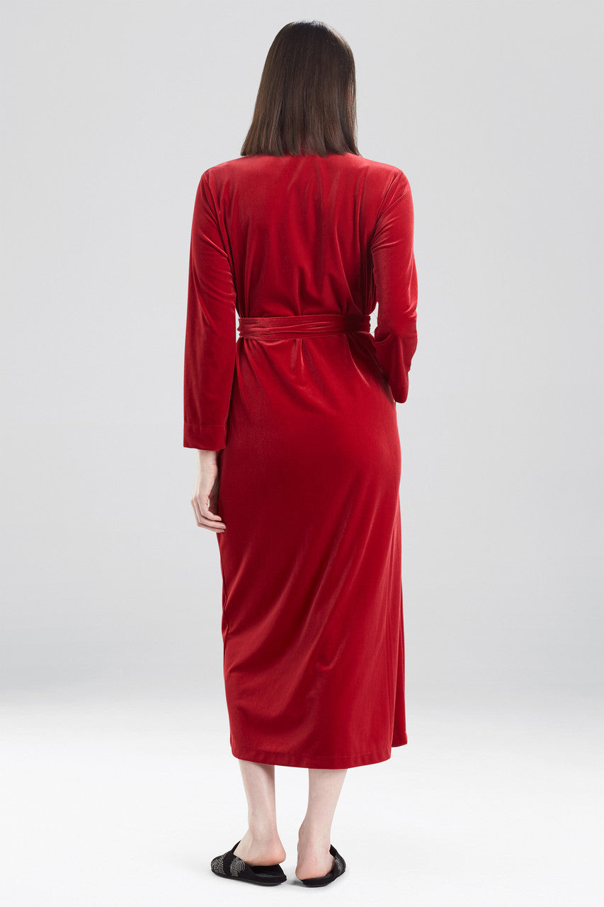 Buy Natalie Velvet Robe in Brocade Red Online Brocade Red Natori