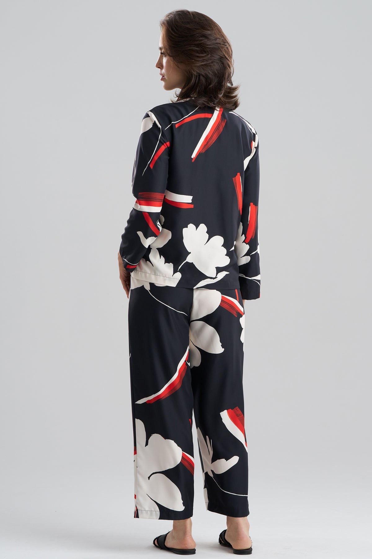 Kami Notch PJ Set Black Natori