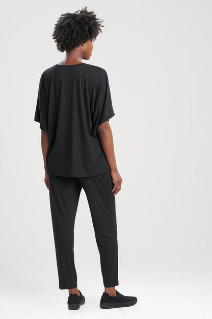 Buy Shangri-La Caftan PJ in Black Online Black Natori