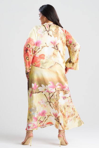 Floral Garden Zip Caftan Golden Hour Natori