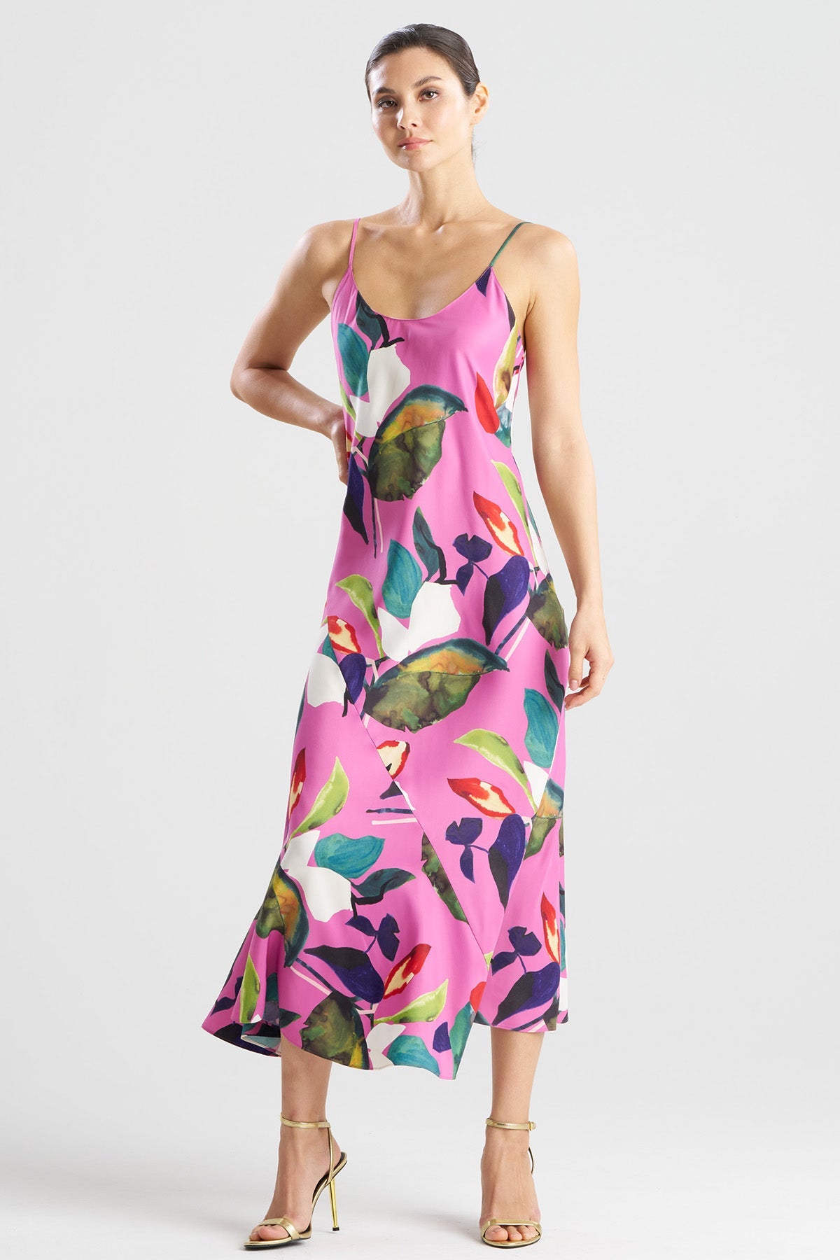 Daido Slip Dress Magenta Natori