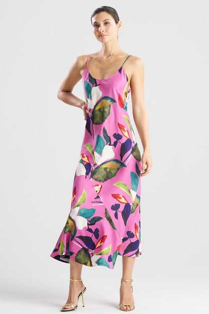 Daido Slip Dress Magenta Natori