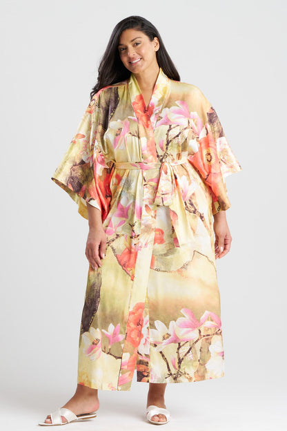 Floral Garden Robe Golden Hour Natori