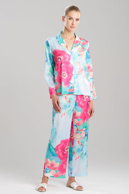 Floral Garden Notch PJ Blue Multi Natori