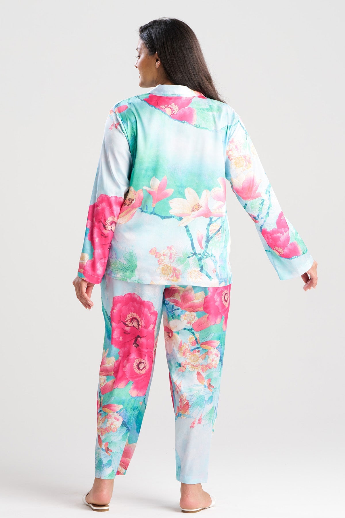 Floral Garden Notch PJ Blue Multi Natori