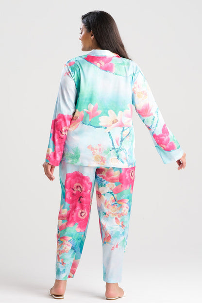 Floral Garden Notch PJ Blue Multi Natori