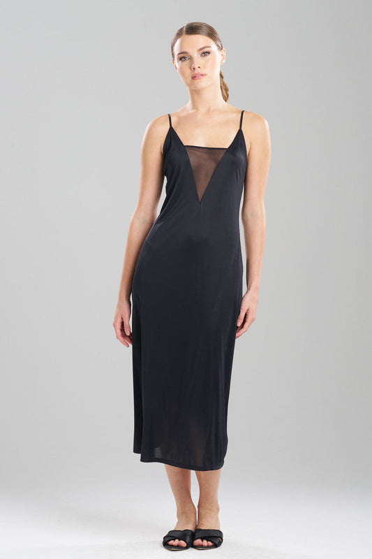 Buy Body Doubles Mesh Gown in Black Online Black Natori
