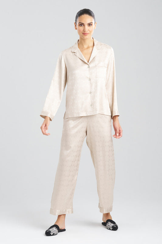 Buy Infinity Jacquard PJ in Sand Taupe Online Sand Taupe Natori