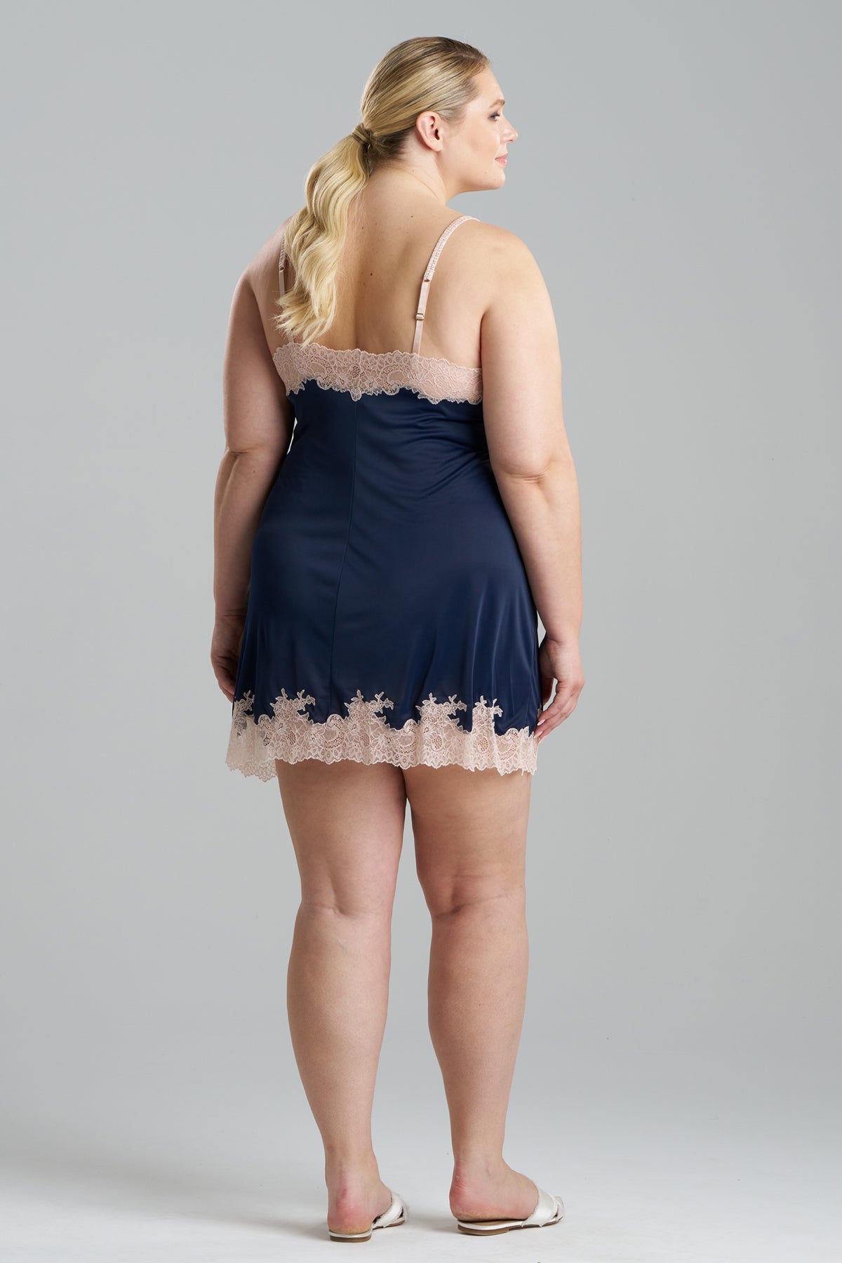 Enchant Chemise - Basics Night Blue/Rose Natori