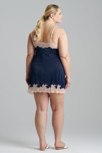 Enchant Chemise - Basics Night Blue/Rose Natori
