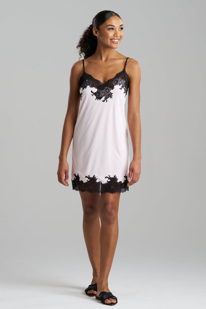Enchant Chemise - Basics Pink/Black Natori