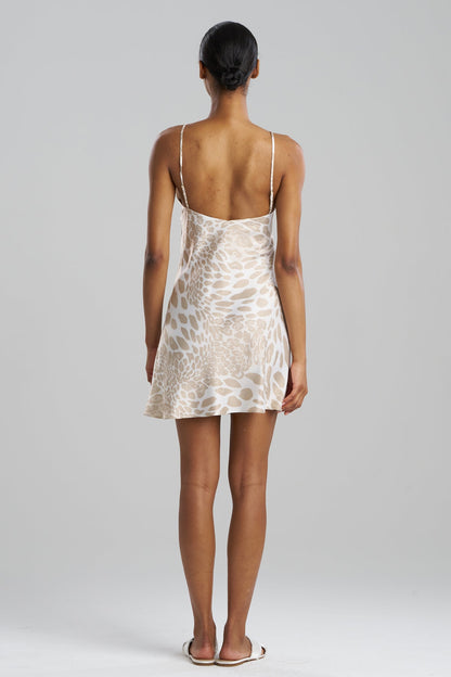 Luxe Leopard Chemise Sand Taupe Natori
