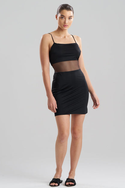 Gisele Mesh Chemise Black Natori