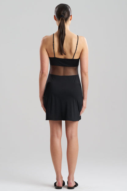 Gisele Mesh Chemise Black Natori