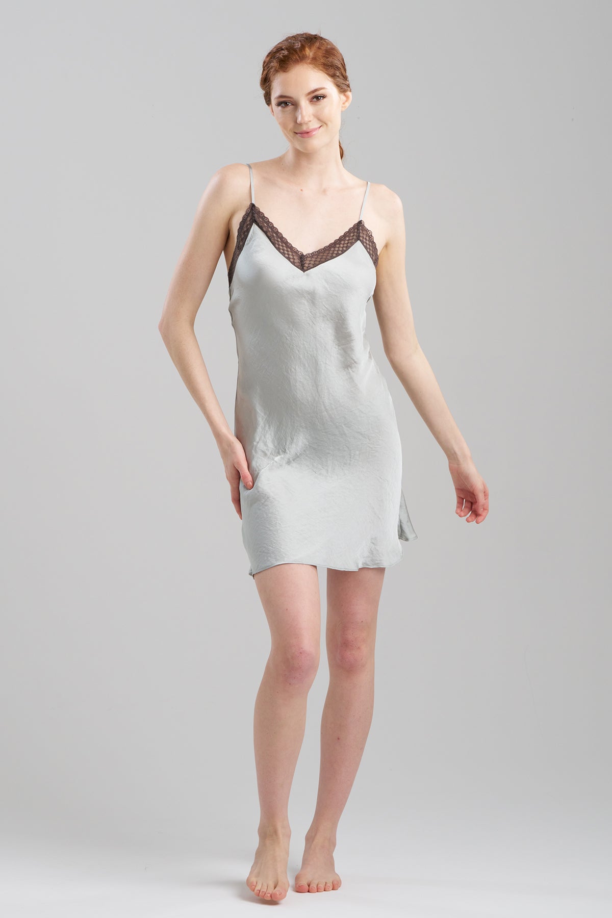 Buy Ashley Icon Lace Chemise in Celadon Online Celadon Natori