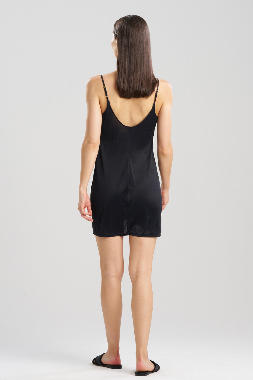 Buy Body Doubles Lace Applique Chemise in Black Online Black Natori