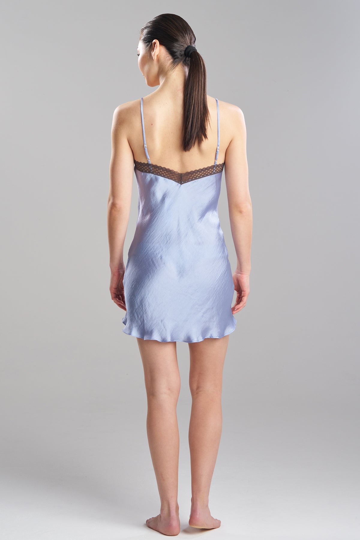 Ashley Icon Lace Chemise French Blue Natori
