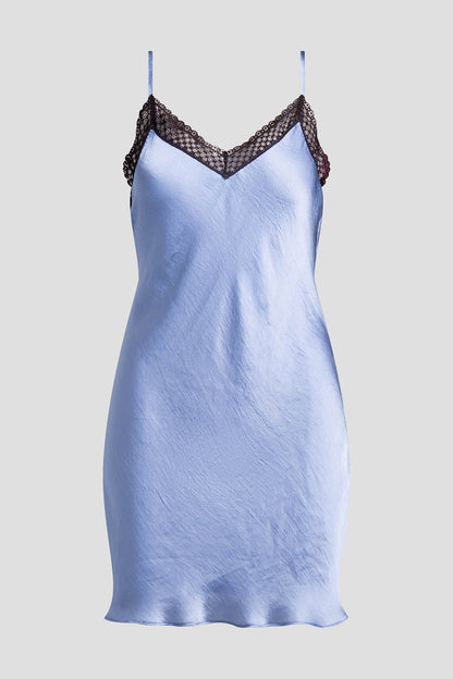 Ashley Icon Lace Chemise French Blue Natori