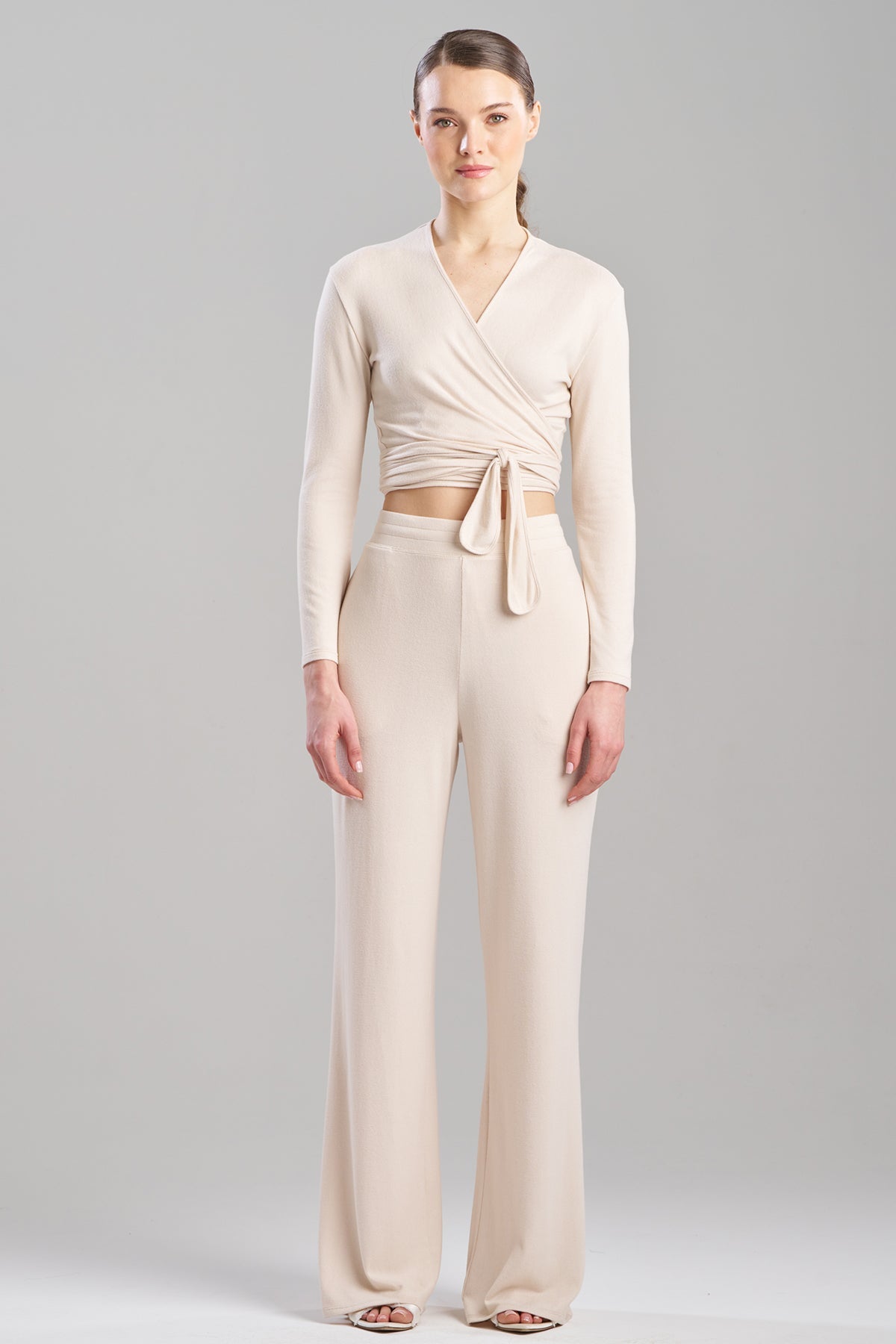 Bliss Essentials Wide Leg Pants Wheat Natori