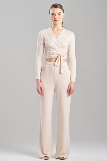 Bliss Essentials Wide Leg Pants Wheat Natori