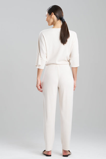 Tranquility Waffle Tapered Pants White Opal Natori