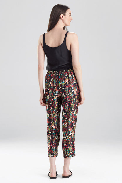 Buy Tea Garden Pants in Black Multi Online Black Multi Natori