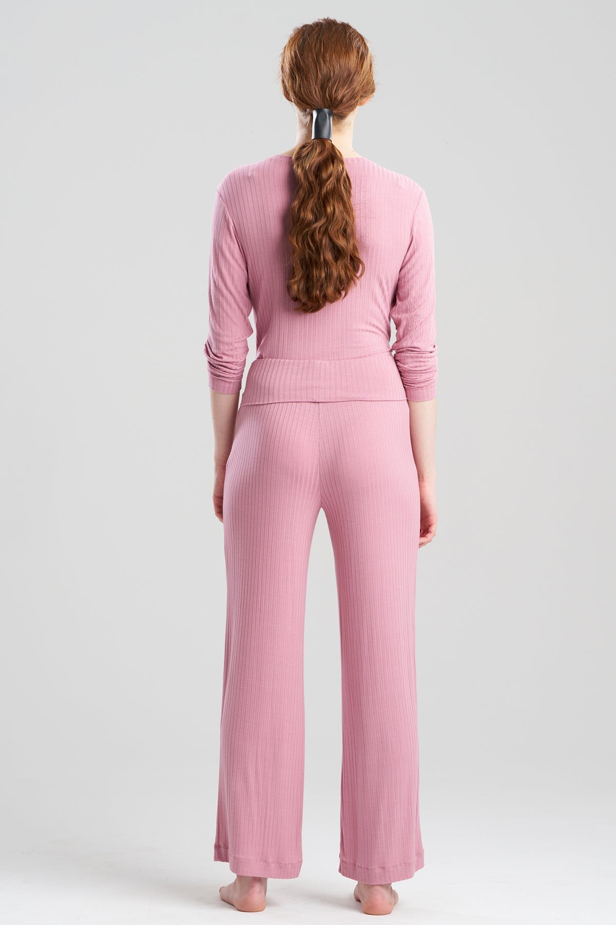 Skye Rib Ease Pants Tea Pink Natori