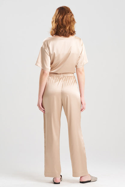 Buy Glamour Straight Leg Pants in Café Online Café Natori