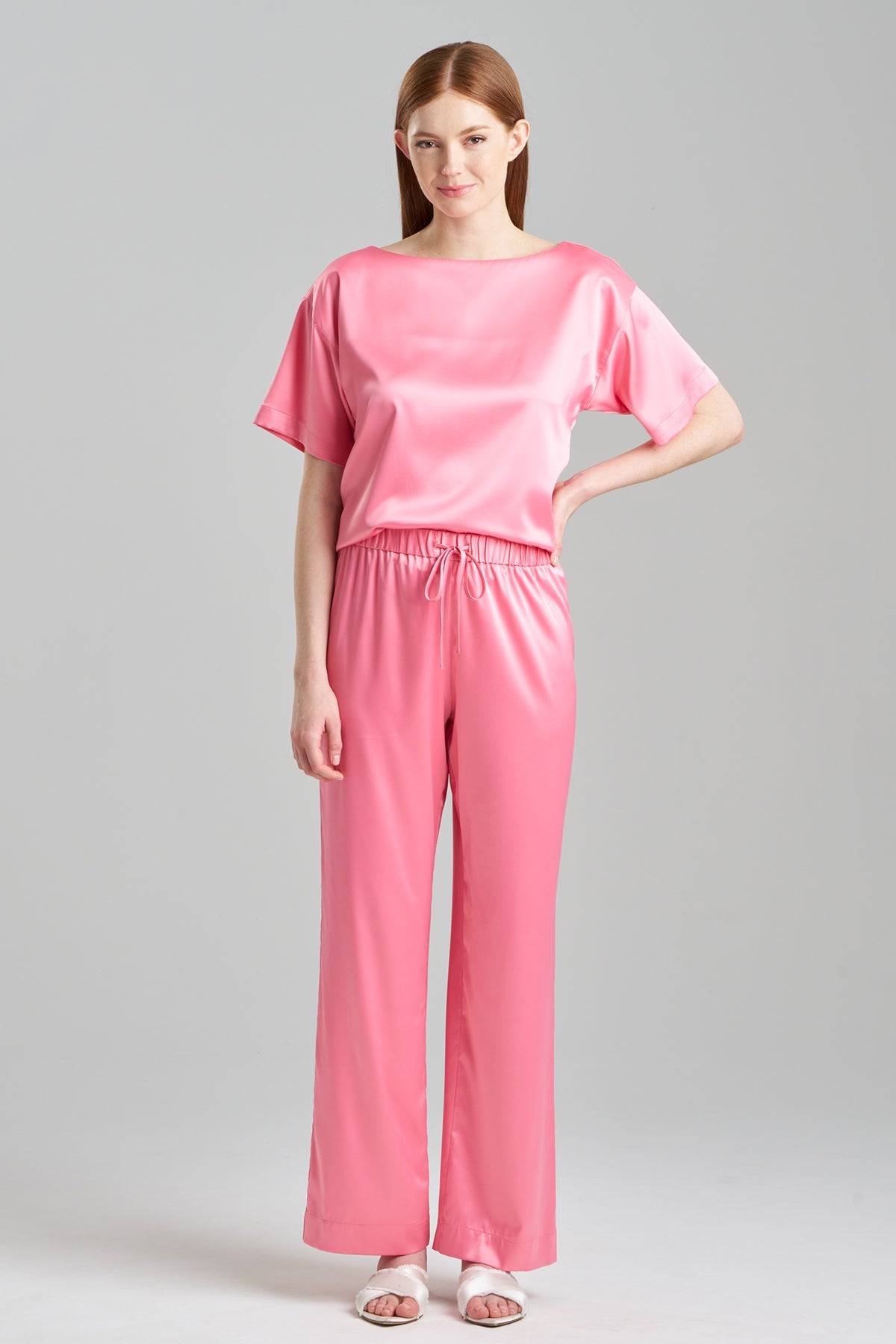 Glamour Straight Leg Pants Flamingo Natori