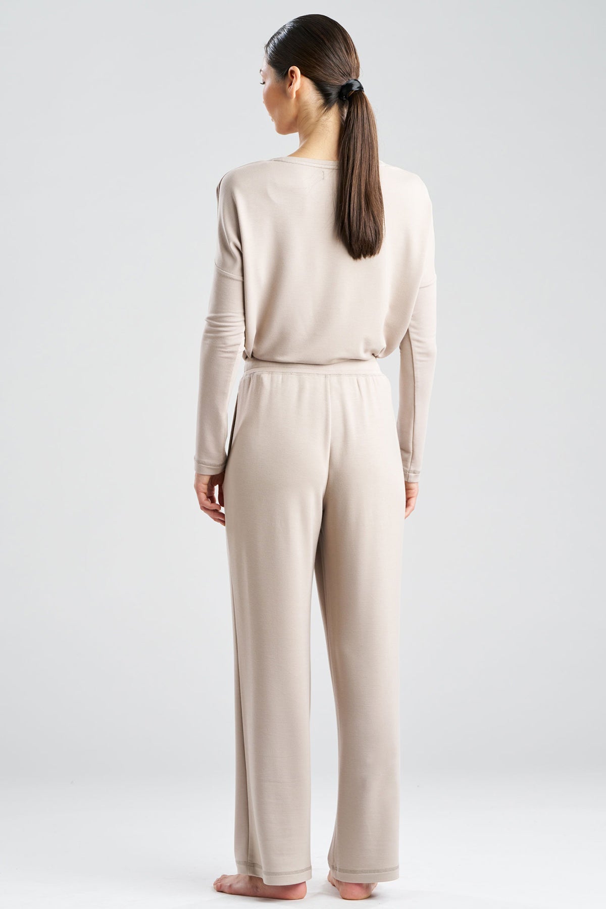 Kaia Terry Everywhere Straight Leg Pants Amaretto Natori