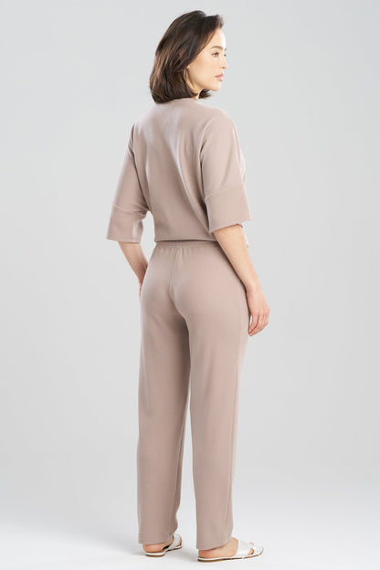 Tranquility Waffle Tapered Pants Mink Natori