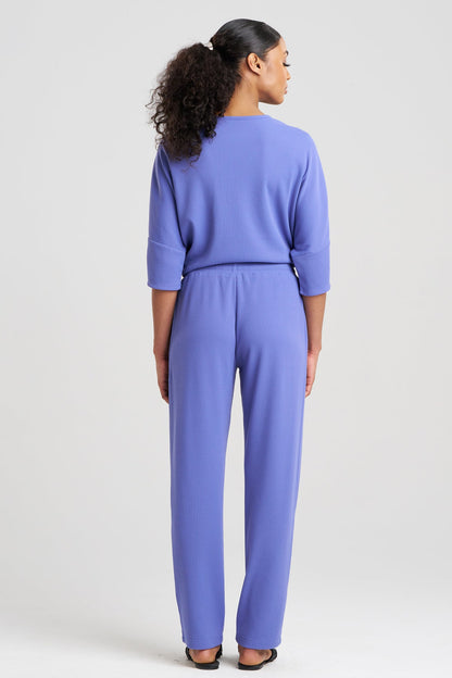 Tranquility Waffle Tapered Pants Windy Blue Natori