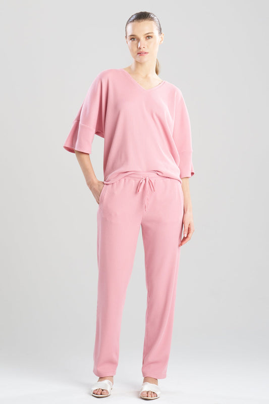 Tranquility Waffle Tapered Pants Rose Natori