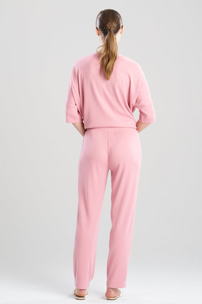Tranquility Waffle Tapered Pants Rose Natori