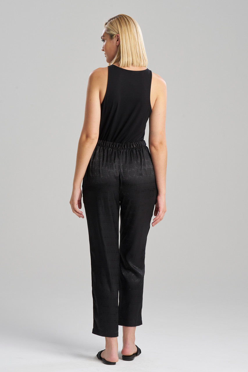 Buy Infinity Jacquard Pants in Black Online Black Natori