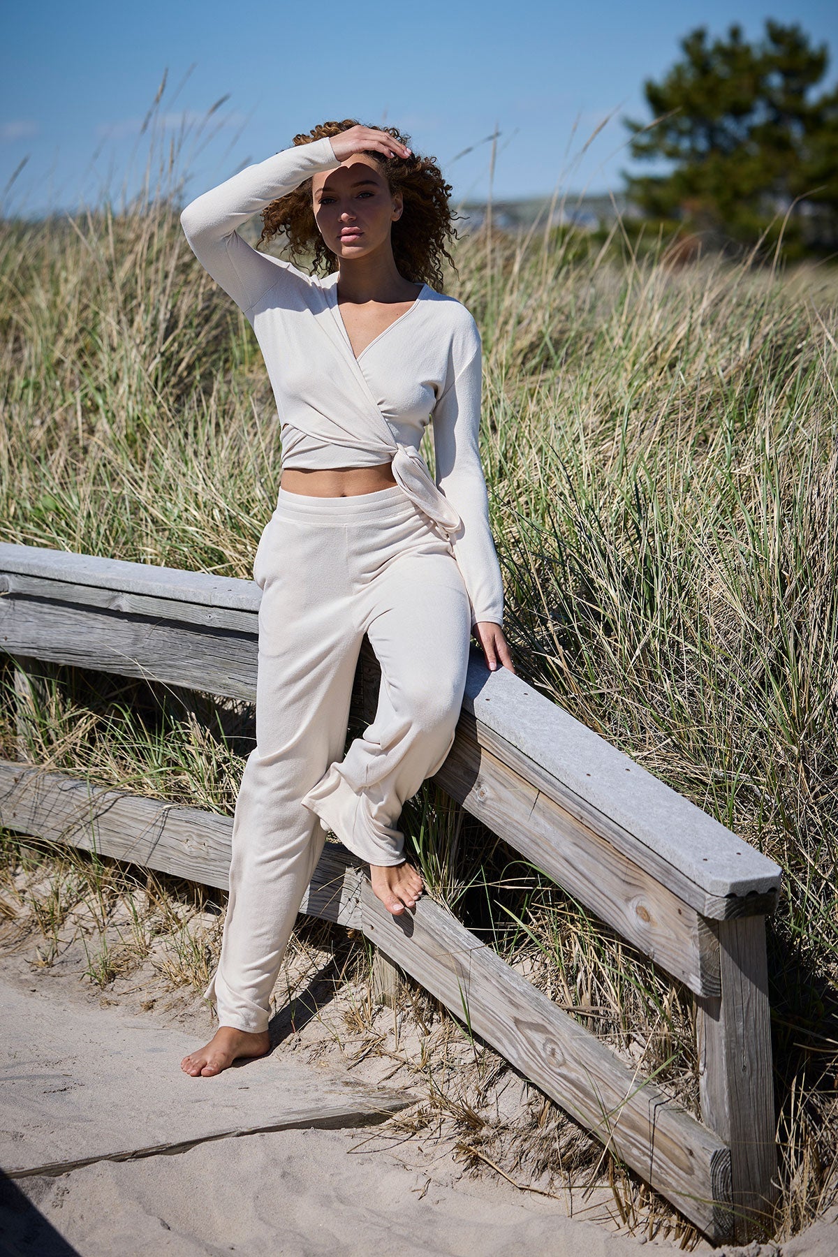Bliss Essentials Ballet Wrap Wheat Natori