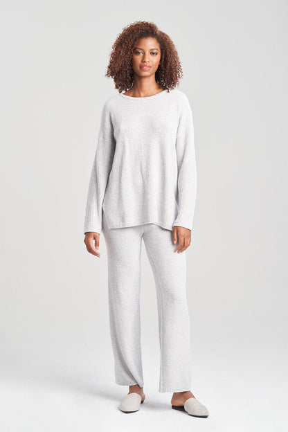 Buy Aura Heather Chenille Top in Dove Grey Online Dove Grey Natori