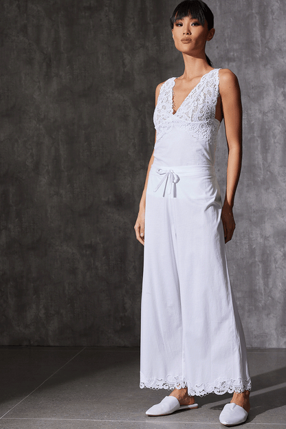 Buy Bliss Harmony Lace V-Neck Cami in White Online White Natori