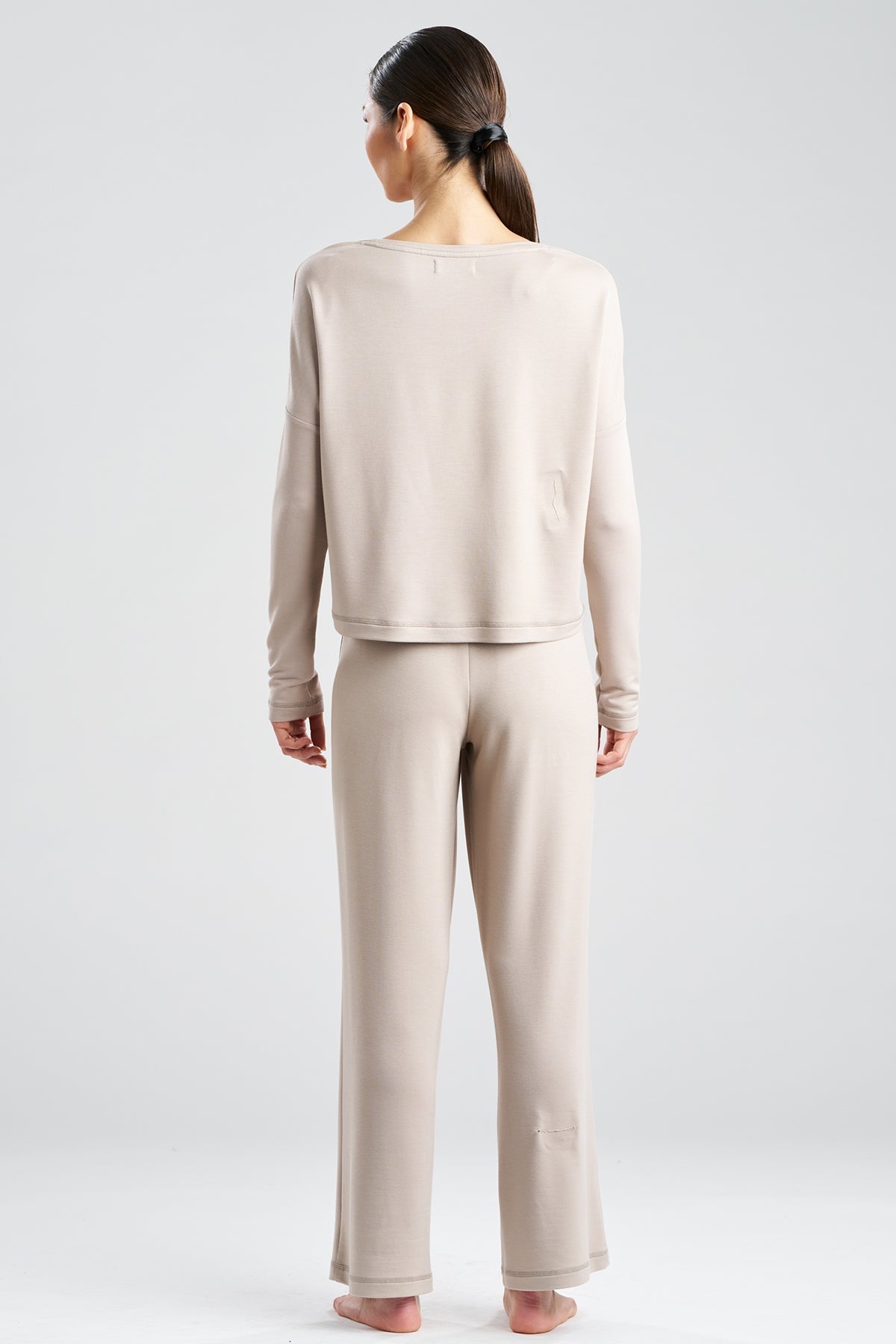 Kaia Terry Destination Long Sleeve Top Amaretto Natori