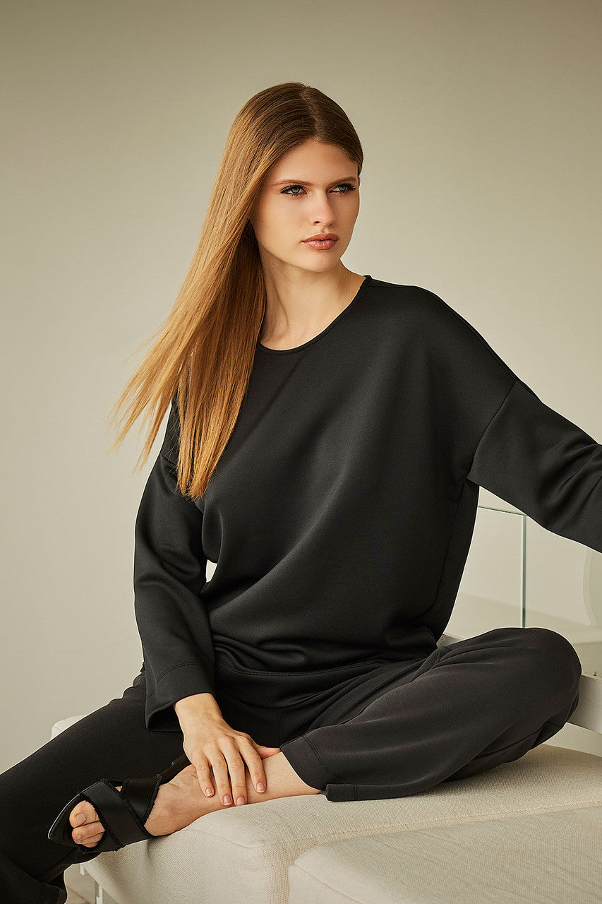 Buy Anywhere Wedge Top in Black Online Black Natori