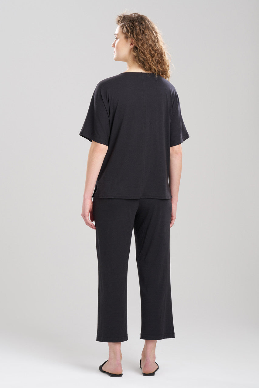 Buy Ease Boat Neck Top in Black Online Black Natori