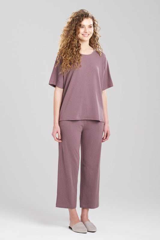 Buy Ease Boat Neck Top in Truffle Online Truffle Natori