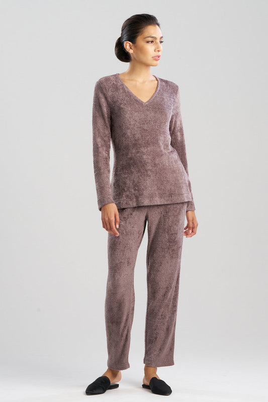 Buy Unwind Long Sleeve Top in Truffle Online Truffle Natori