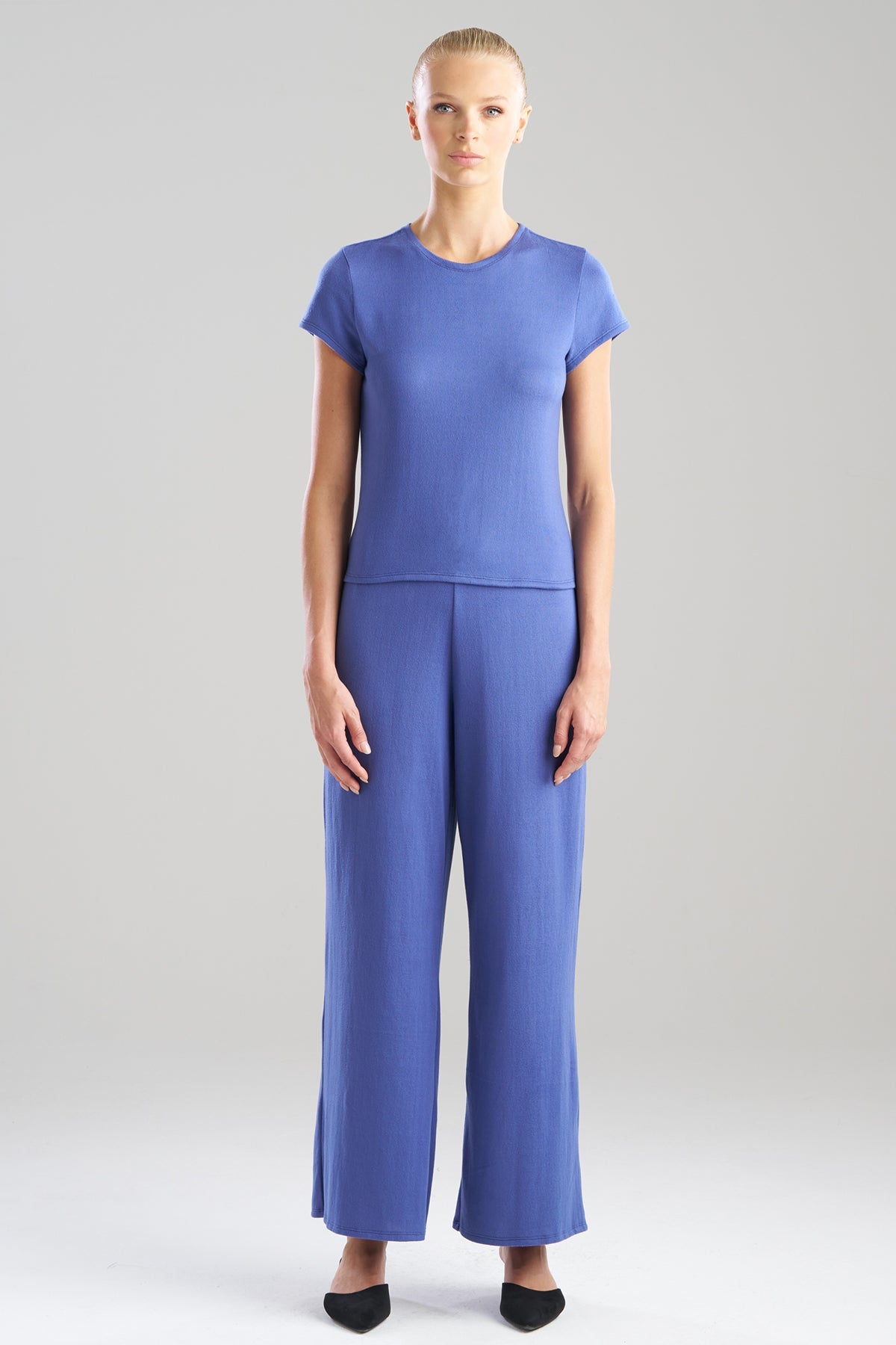 Bliss Essentials Short Sleeve PJ Set Bluefrost Natori