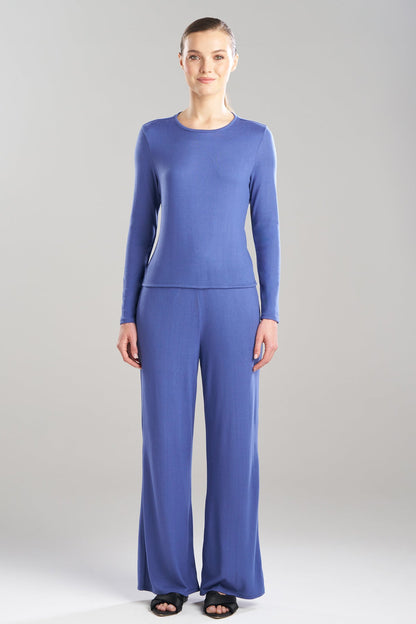 Bliss Essentials Long Sleeve PJ Set Bluefrost Natori