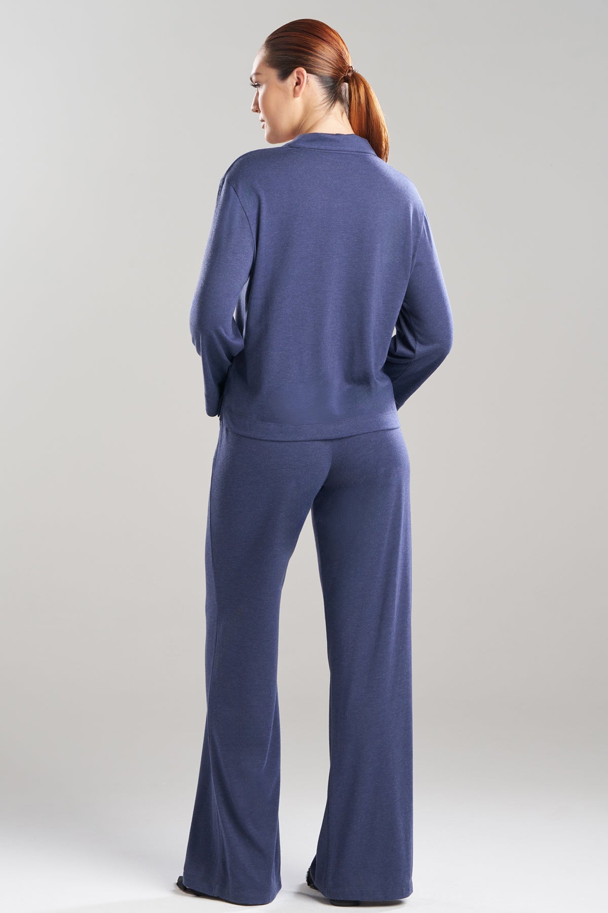Shangri-La TENCEL™ Notch PJ Set Heather Night Blue Natori