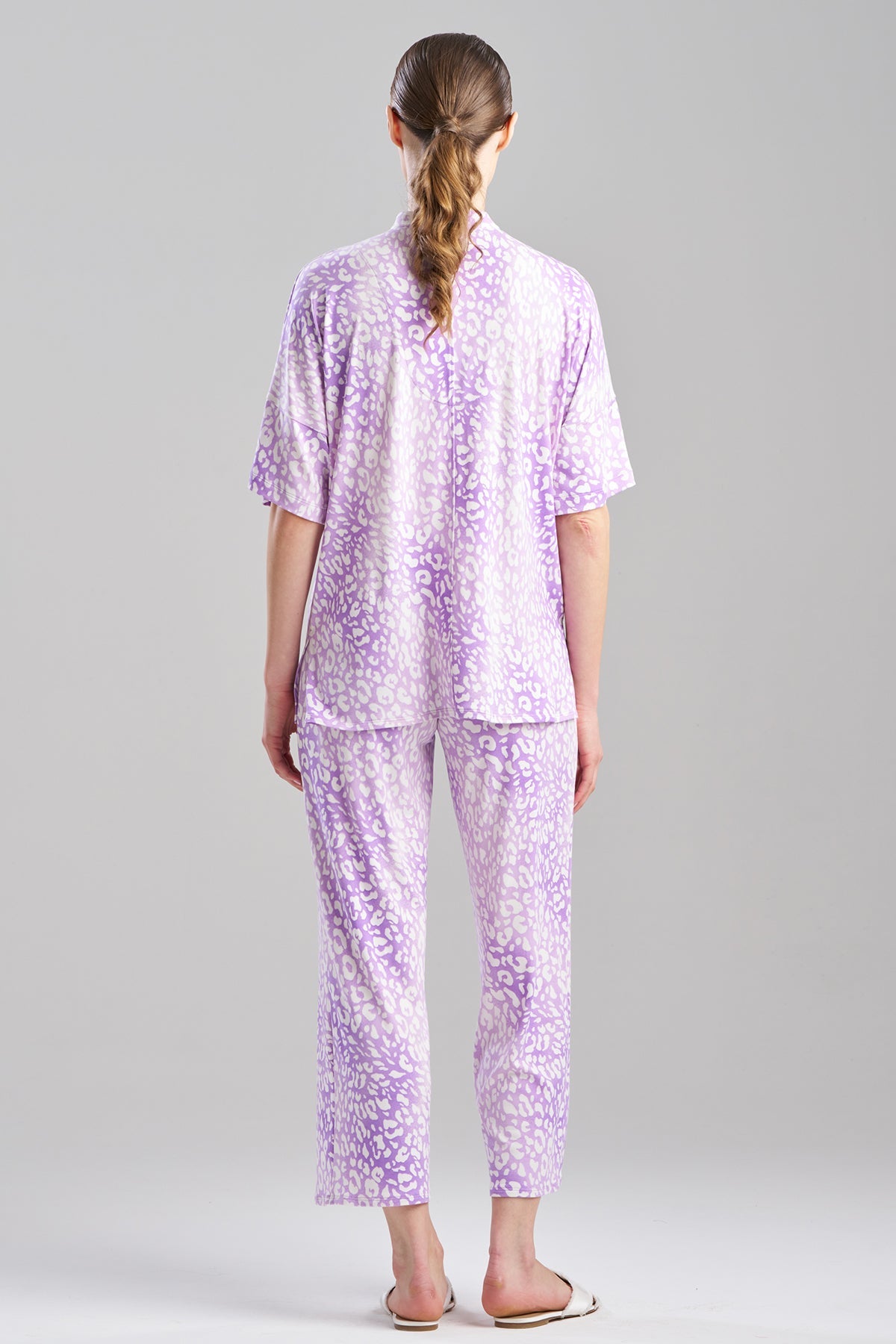 Misty Leopard Cozy Knit PJ Misty Leopard Purple Natori